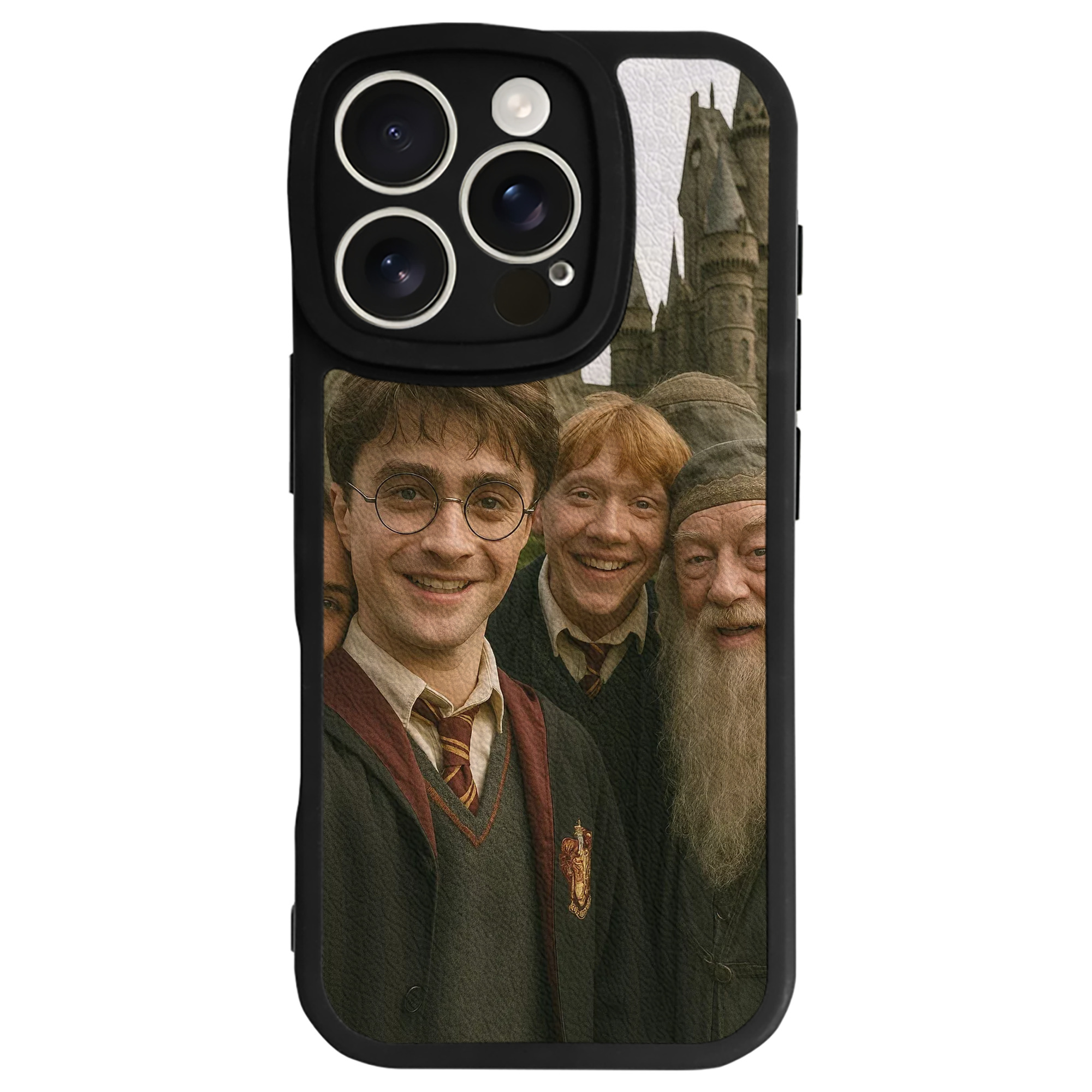 （画像用） Harry Potter ハリー・ポッターシリーズ 【iPhone 16シリーズ対応】シリコンスマホケース（レザー調） 材質：シリコン